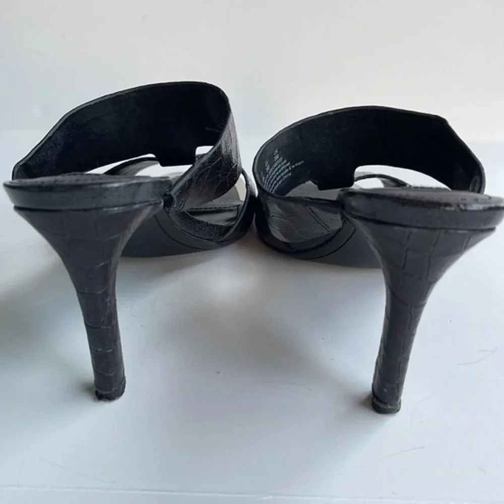 DKNY Black Baz Dress Sandals